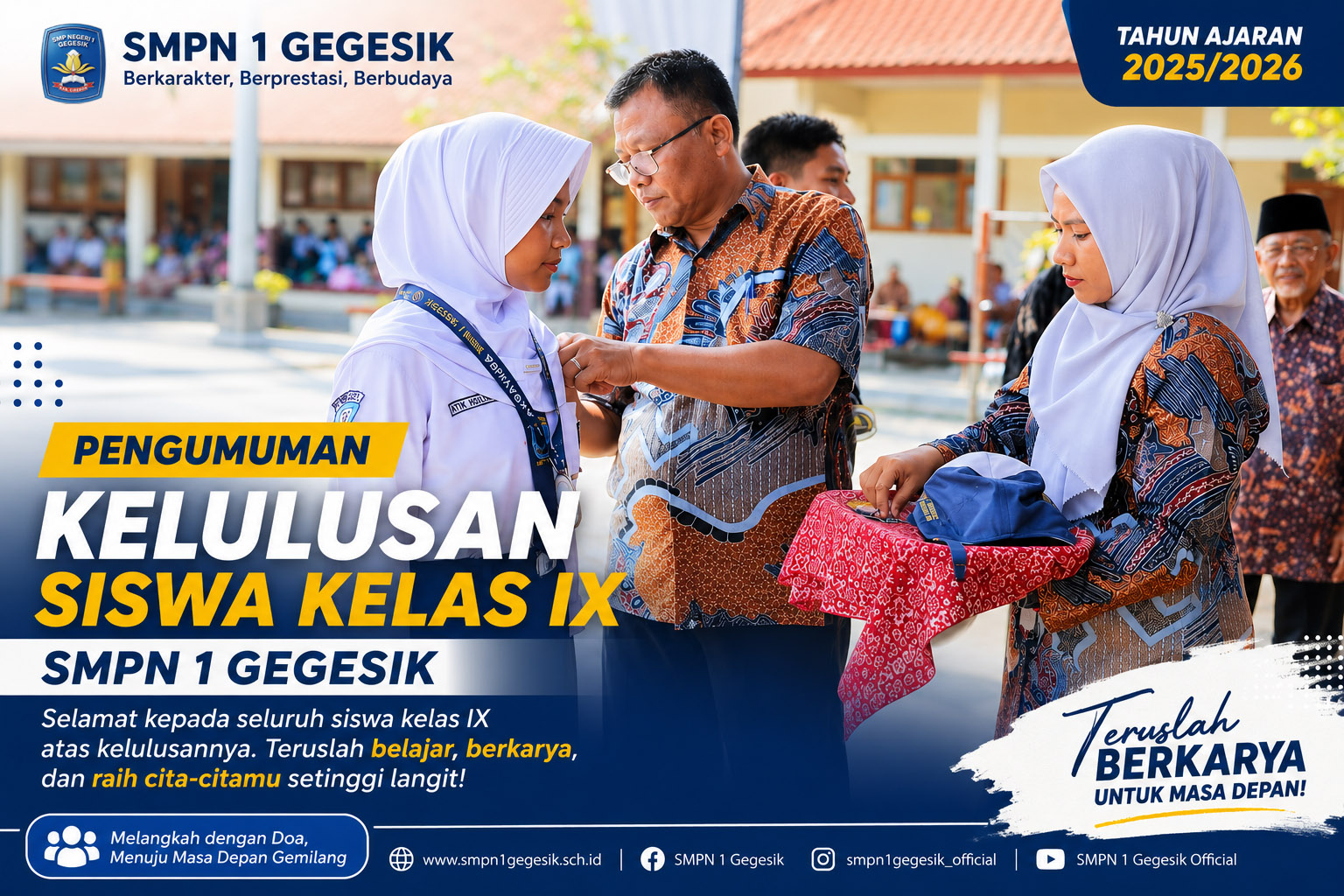 Pelepasan Siswa Kelas IX Tahun Ajaran 2025-2026