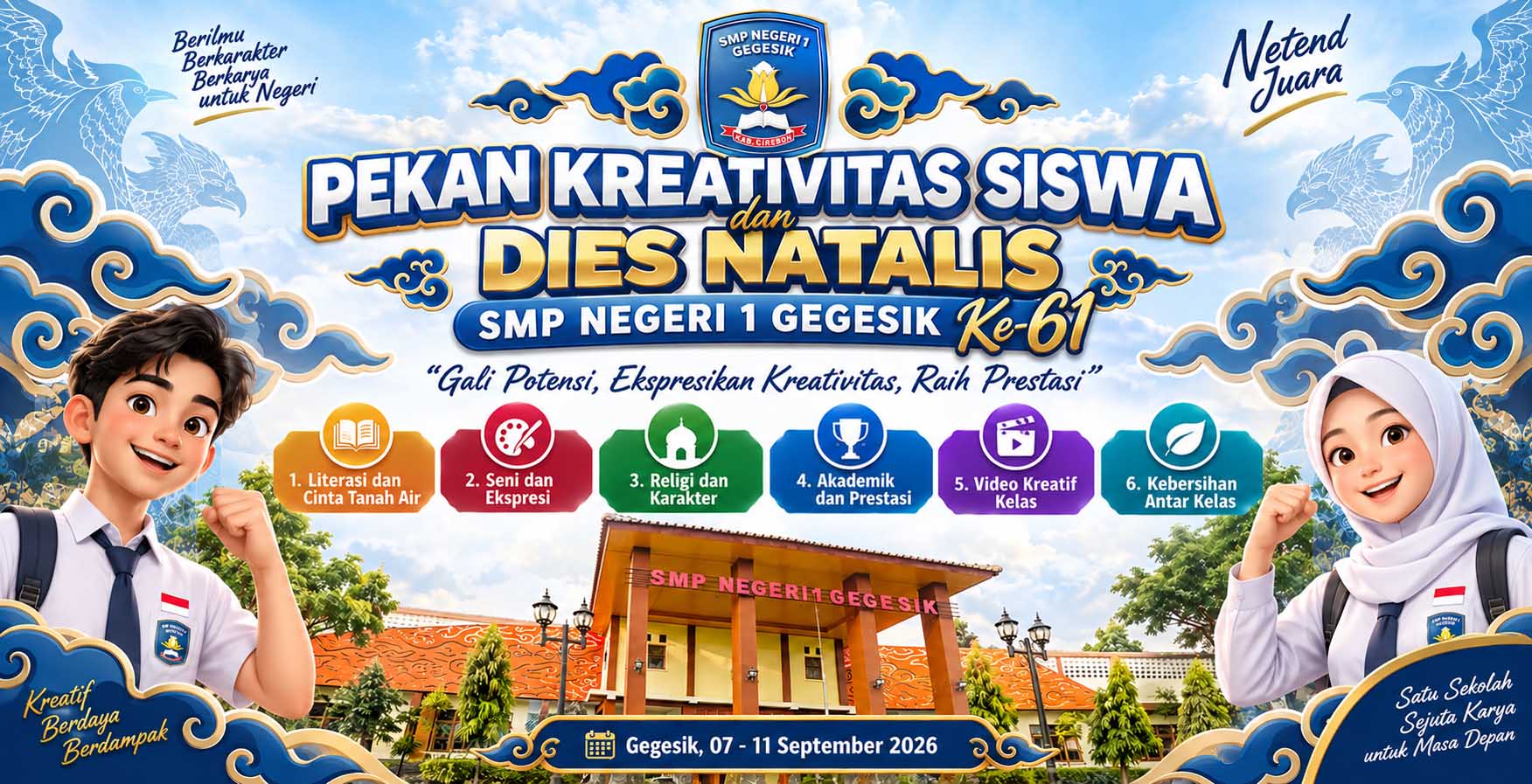 Pekan Kreativitas Siswa dan Dies Natalis SMP Negeri 1 Gegesik Ke-61